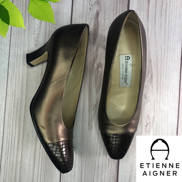 Etienne Agner Low Heel Shoes Size 7 - Picture 1 of 7